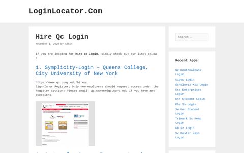 Hire Qc Login - LoginLocator.Com