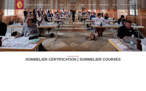 Sommelier Certification | Sommelier Courses - International ...