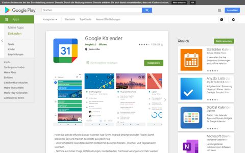 Google Kalender – Apps bei Google Play