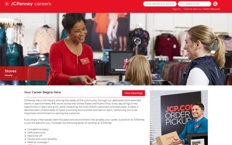 JCPenney - Careers in Store Hourly Positions