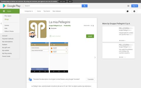 La mia Pellegrini - Apps on Google Play