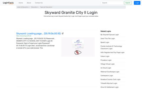 Skyward Granite City Il Login - LoginFacts