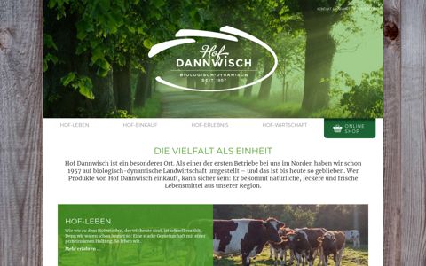 Hof Dannwisch - Frische Bio-Lebensmittel in Horst bei Elmshorn