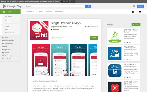 Singtel Prepaid hi!App - Apps on Google Play
