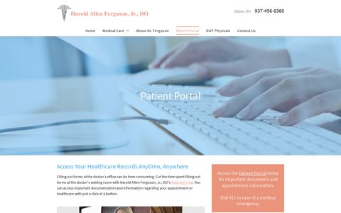 Harold Allen Ferguson, Jr., DO Patient Portal | Eaton, OH