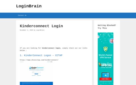 Kinderconnect - Kinderconnect Logon - Cctap - LoginBrain