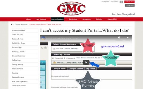 I can't access my Student Portal...What do I do? - Georgia ...