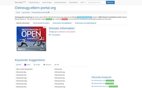 Ostneugy.eltern-portal.org | 81 days left - Site-Stats .ORG