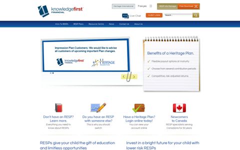Registered Education Savings Plans (RESP) | Heritage ...
