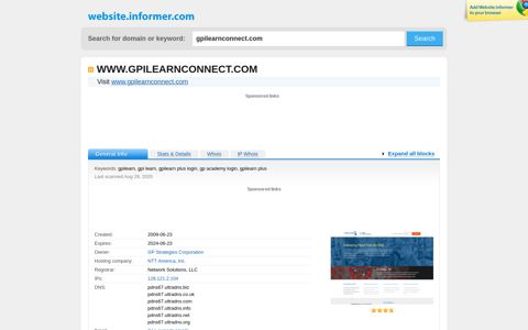 gpilearnconnect.com at Website Informer. Visit Gpilearnconnect.