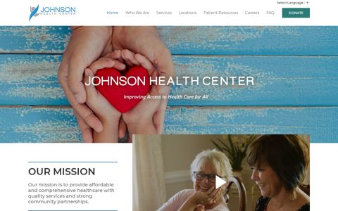 Johnson Health Center: Home
