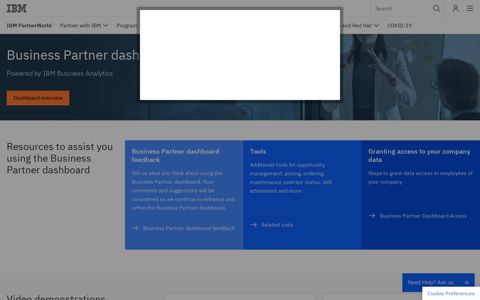 Business Partner dashboard | IBM
