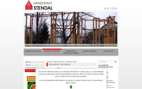Fachkraft im Fokus - Hansestadt Stendal