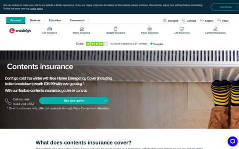Contents Insurance | Endsleigh