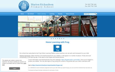 Home Learning with Frog - Marion Richardson Primary School