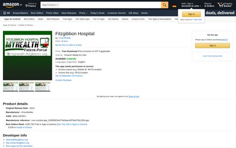Fitzgibbon Hospital: Amazon.de: Apps for Android