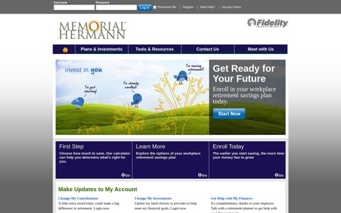 Home - Memorial Hermann Health System - Fidelity Investments