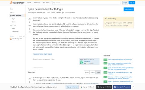 open new window for fb login - Stack Overflow