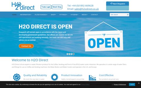 H2O Direct | H2O Direct Ltd. Water Filtration Experts