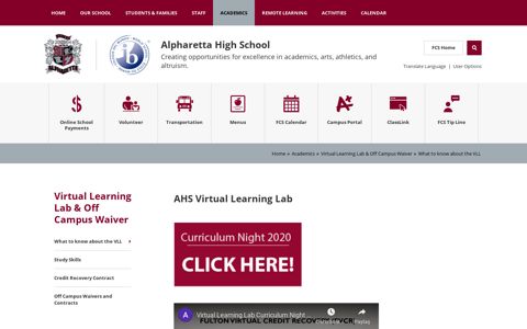 Virtual Learning Lab & Off Campus Waiver / What to know ...
