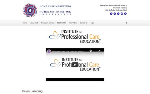 IPCed - Home Care Marketing and Sales Training