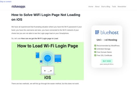 How to Solve WiFi Login Page Not Loading on iOS | Rishav ...