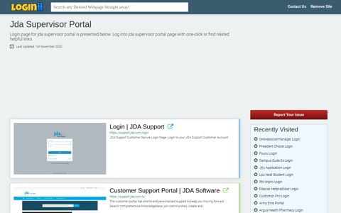 Jda Supervisor Portal - Loginii.com