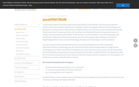 JavaSPEKTRUM - Sigs Datacom