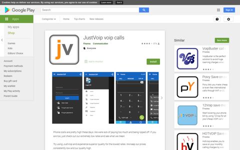 JustVoip voip calls - Apps on Google Play