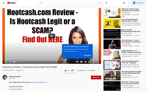 Hootcash.com Review - Is Hootcash a scam or legit ... - YouTube