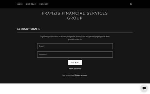 Login | Franzis Financial Services Group