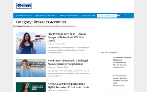 Brazzers Accounts | Durtypass: Free Brazzers Accounts ...