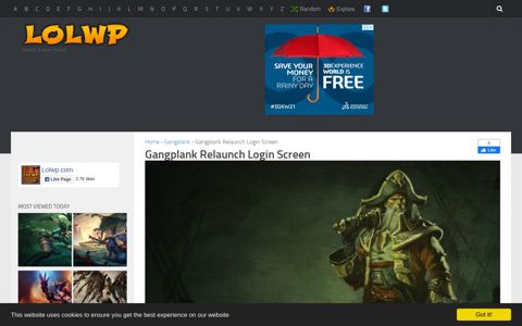 Gangplank Relaunch Login Screen - League of Legends ...