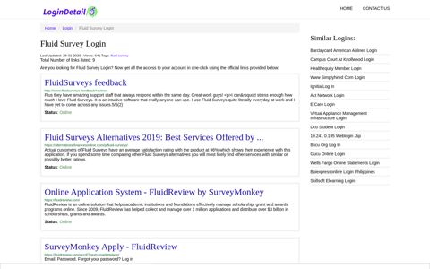 Fluid Survey Login FluidSurveys feedback - http://www ...