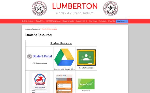 Student Resources – Student Resources – Lumberton ISD