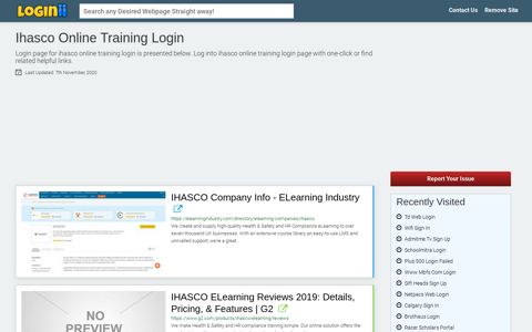 Ihasco Online Training Login - Loginii.com