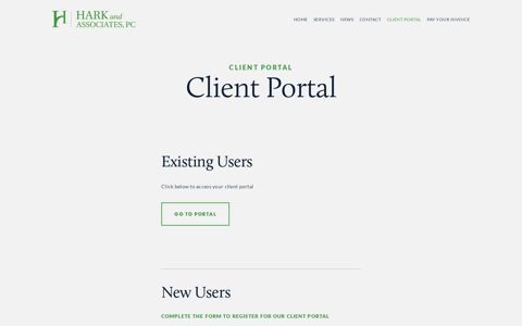 Client Portal — Hark & Associates, PC