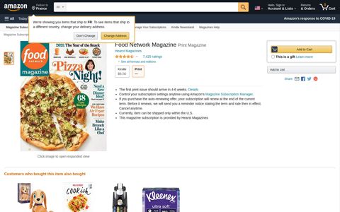 Food Network Magazine: Amazon.com: Magazines