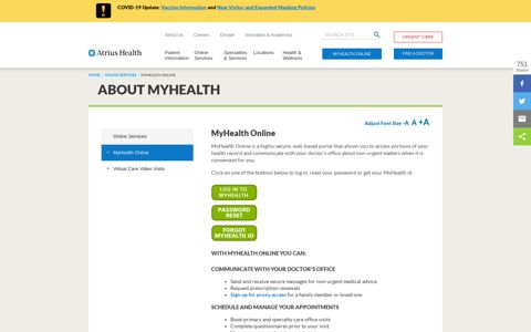 MyHealth Online - Atrius Health