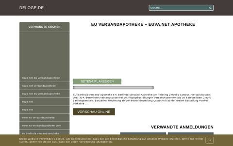 EU Versandapotheke – euva.net Apotheke - Allgemeine ... - deloge.de