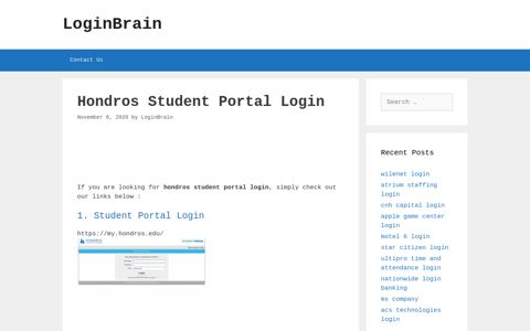 Hondros Student Portal - Student Portal Login - LoginBrain