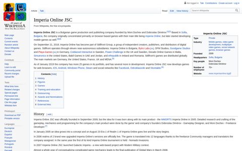 Imperia Online JSC - Wikipedia
