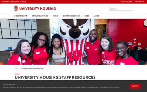 University Housing Staff Resources - UW-Madison