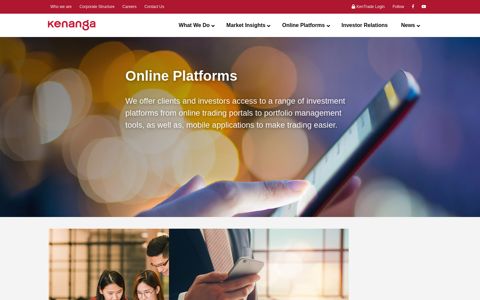 Online Platforms - Kenanga Investment Bank Berhad