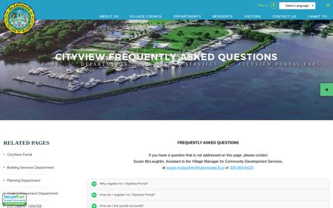 CITYVIEW FREQUENTLY ASKED QUESTIONS - Islamorada ...
