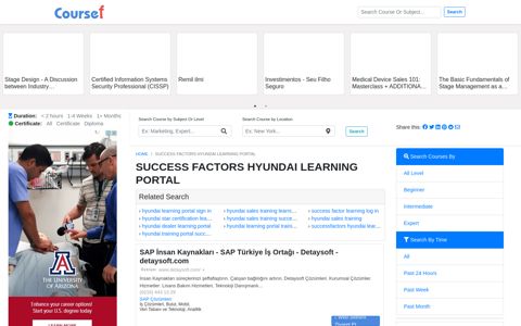 Success Factors Hyundai Learning Portal - 10/2020