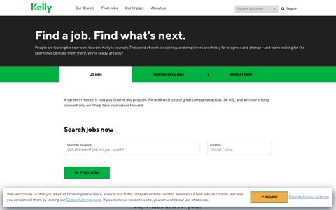 Find A Job | What's Next - Kelly Services