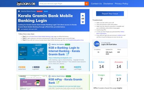 Kerala Gramin Bank Mobile Banking Login - Logins-DB