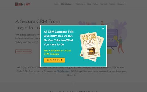 CRM Login & Security : Data is next oil & Enjay's CRM ...
