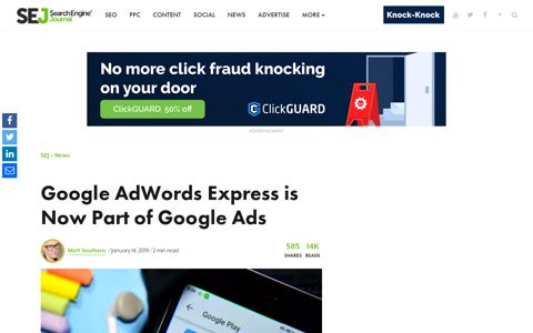 Google AdWords Express is Now Part of Google Ads